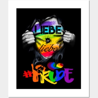 LIEBE IST LIEBE PRIDE Posters and Art